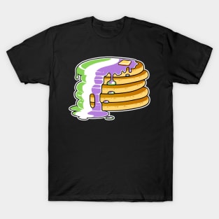 Genderqueer Pride Pancakes LGBT T-Shirt